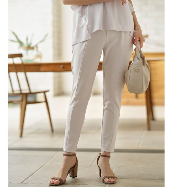 組曲「【吸湿冷感】スタイルアップジャージー パンツ」|その他|