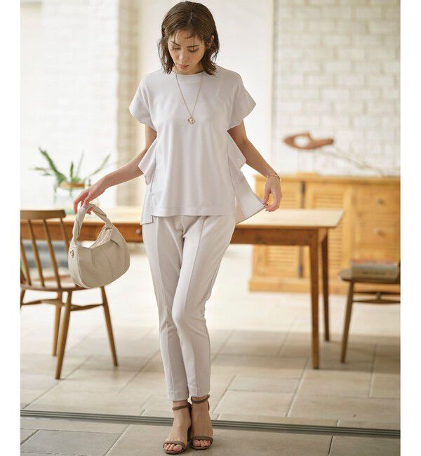 組曲「【吸湿冷感】スタイルアップジャージー パンツ」|その他|