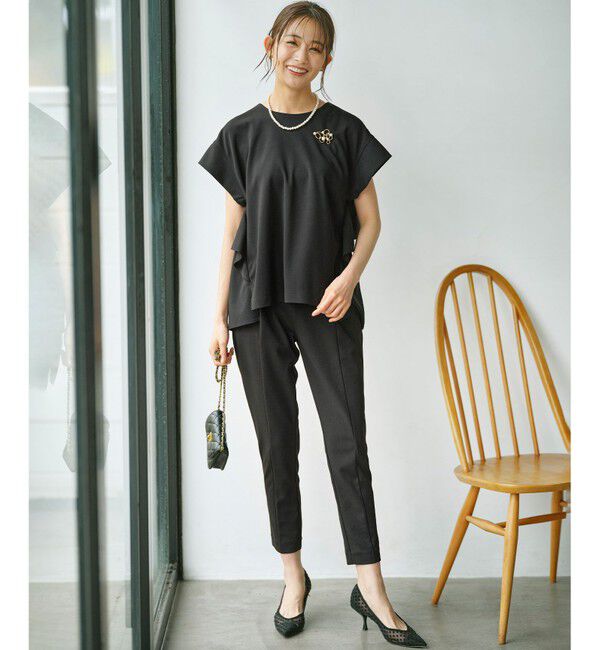 組曲「【吸湿冷感】スタイルアップジャージー パンツ」|その他|