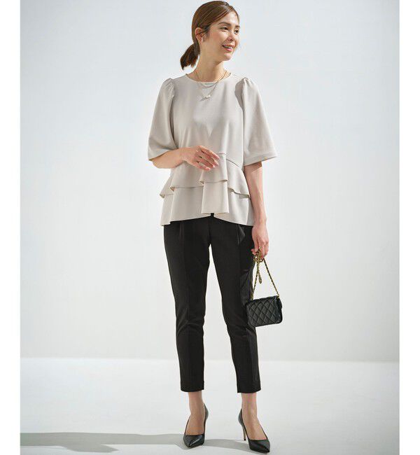 組曲「【吸湿冷感】スタイルアップジャージー パンツ」|その他|