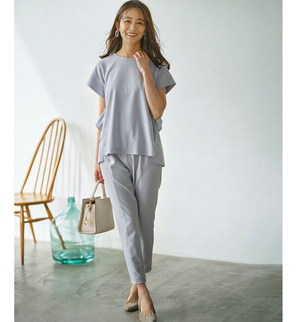 組曲「【吸湿冷感】スタイルアップジャージー パンツ」|その他|