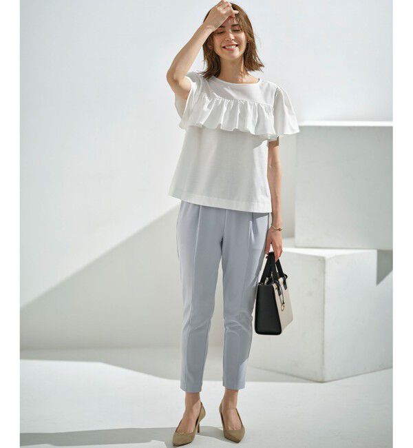 組曲「【吸湿冷感】スタイルアップジャージー パンツ」|その他|