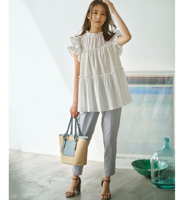 組曲「【吸湿冷感】スタイルアップジャージー パンツ」|その他|