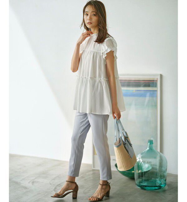 組曲「【吸湿冷感】スタイルアップジャージー パンツ」|その他|