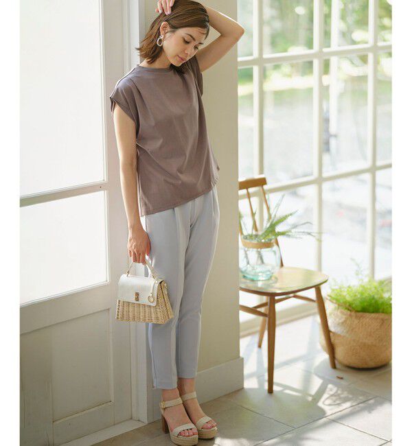 組曲「【吸湿冷感】スタイルアップジャージー パンツ」|その他|