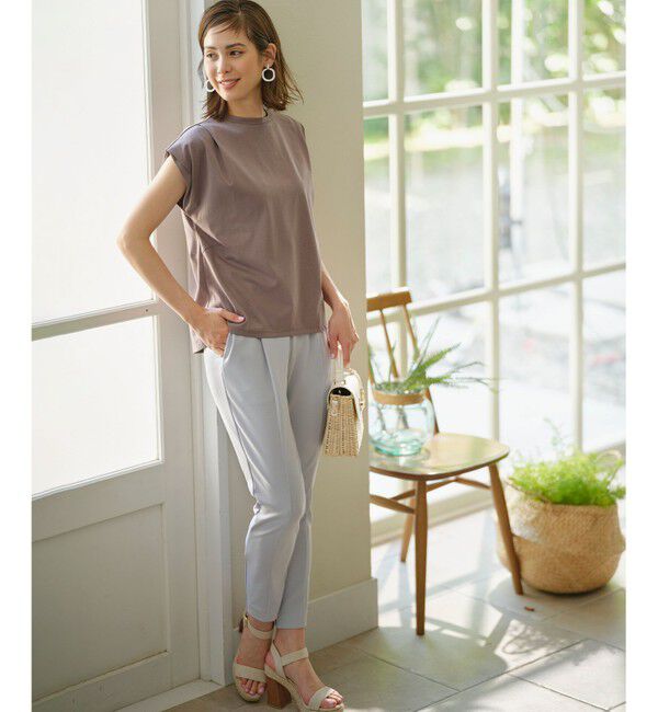 組曲「【吸湿冷感】スタイルアップジャージー パンツ」|その他|