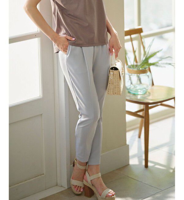 組曲「【吸湿冷感】スタイルアップジャージー パンツ」|その他|