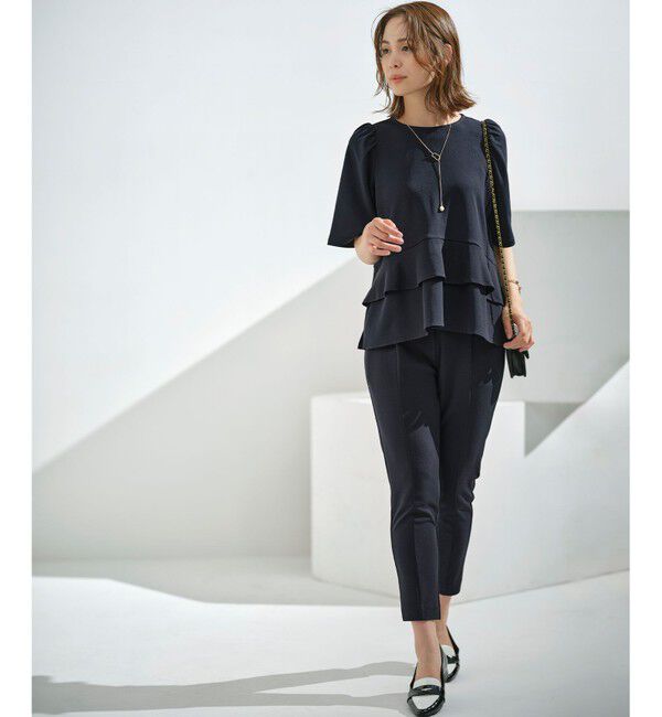 組曲「【吸湿冷感】スタイルアップジャージー パンツ」|その他|