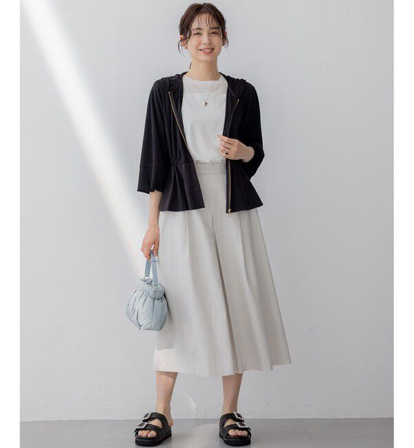 組曲「【WEB限定】ラッシュガード ペプラムパーカー」|パーカー|