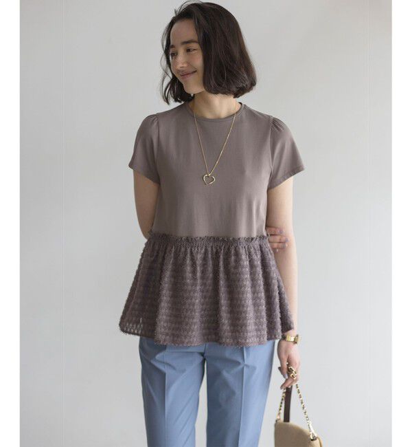 組曲「華感フレア カットソー」|Tシャツ・カットソー|
