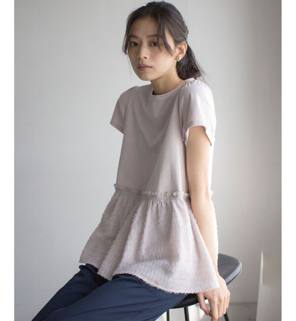 組曲「華感フレア カットソー」|Tシャツ・カットソー|