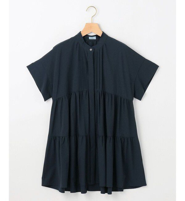 組曲「スーパーライトストレッチティアード ブラウス」|シャツ・ブラウス|