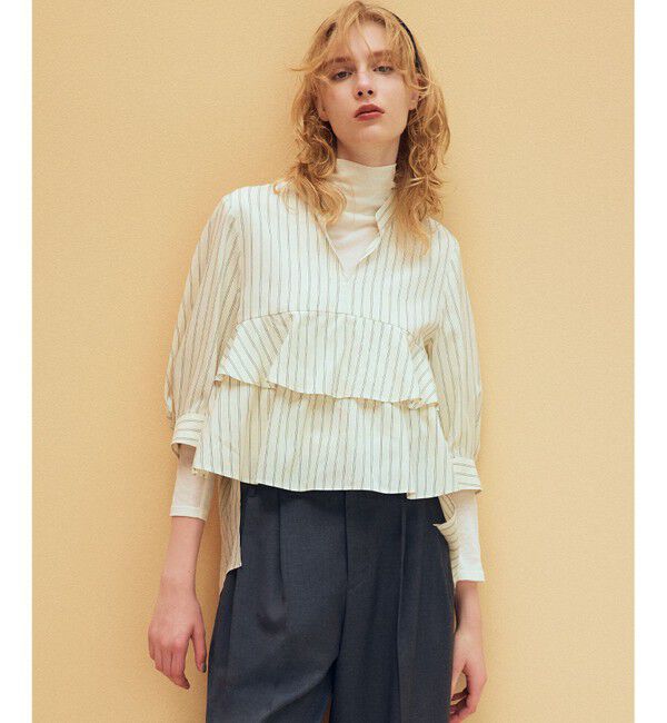 組曲「リヨセルシャーティングティアード ブラウス」|シャツ・ブラウス|