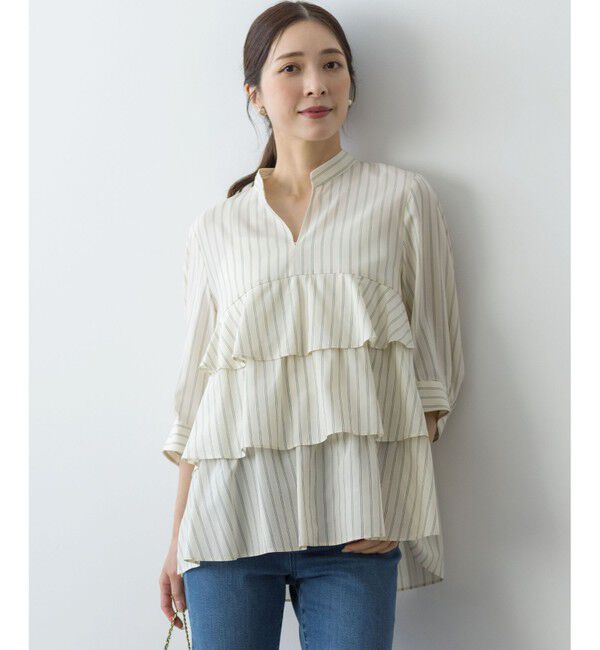 組曲「リヨセルシャーティングティアード ブラウス」|シャツ・ブラウス|