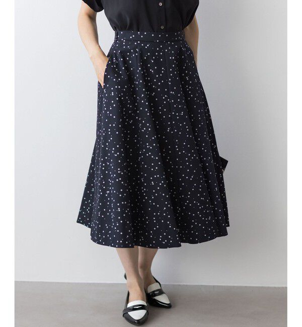 組曲「フラワースパンコールプリント スカート」|スカート|