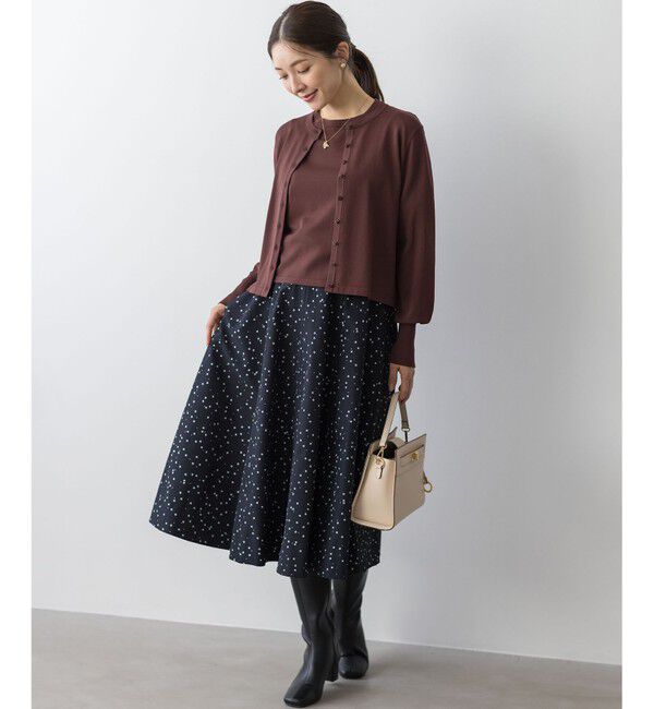 組曲「フラワースパンコールプリント スカート」|スカート|