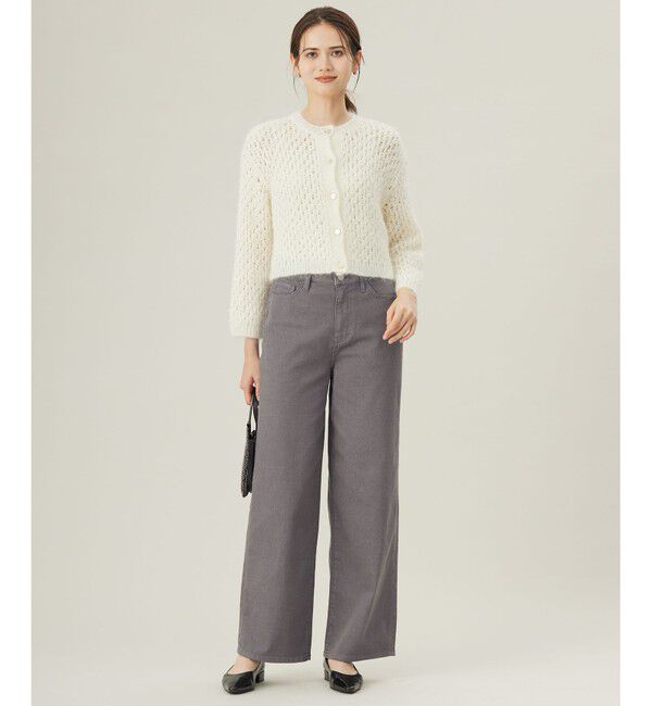 自由区「【洗える】ウスカルデニム ワイドパンツ」|デニム|