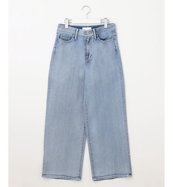 自由区「【洗える】ウスカルデニム ワイドパンツ」|デニム|