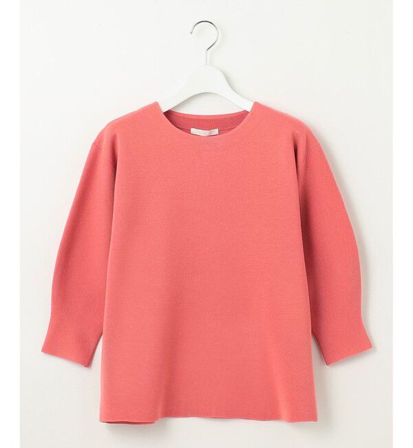 自由区「【WEB限定カラーあり・洗える】ドライコットンハイゲージプルオーバー ニット」|ニット・セーター|