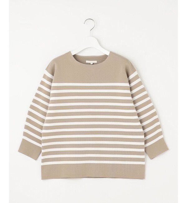 自由区「【WEB限定カラーあり・洗える】ドライコットンハイゲージプルオーバー ニット」|ニット・セーター|