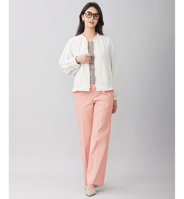 自由区「【撥水加工・UVケア・洗える】ライトグログラン ブルゾン」|ブルゾン・スタジャン|