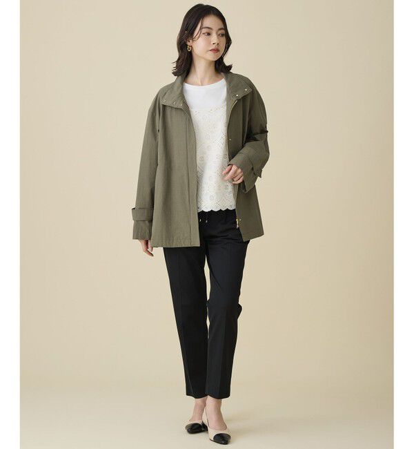 自由区「【新色追加・人気のため再入荷・ウエストゴム】ライトフィールジャージータックテーパード パンツ」|その他|