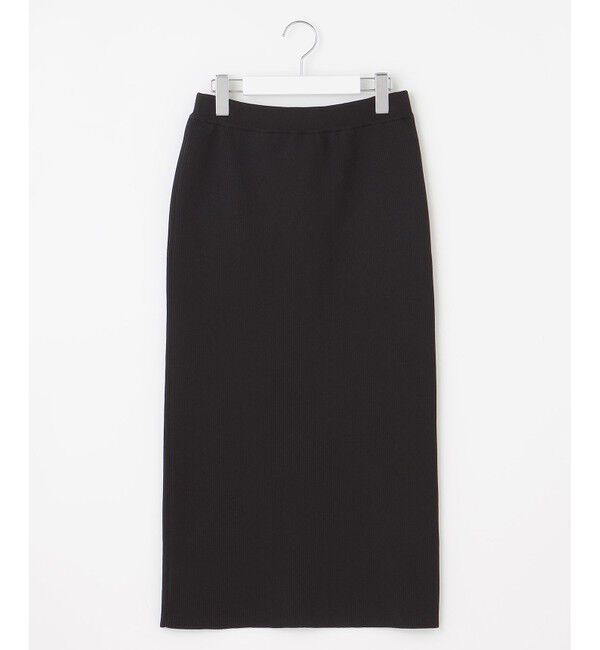 自由区「【洗える】リブストレッチタイト スカート」|スカート|