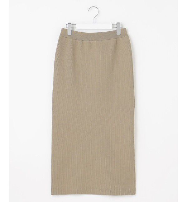自由区「【洗える】リブストレッチタイト スカート」|スカート|
