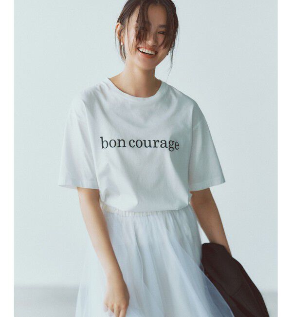 自由区「【洗える】ボンクラージュロゴ Tシャツ」|Tシャツ・カットソー|オフ