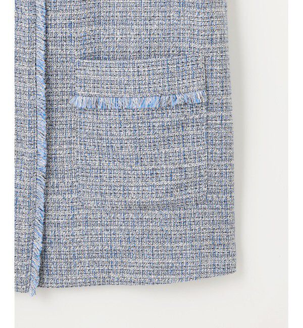 自由区「【カタログ掲載・セットアップ対応】ライトミックスツイード ジレ」|ベスト・ジレ|