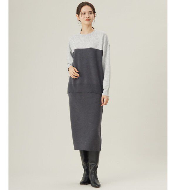 自由区「【カタログ掲載・セットアップ対応・洗える】スムージーニット スカート」|スカート|