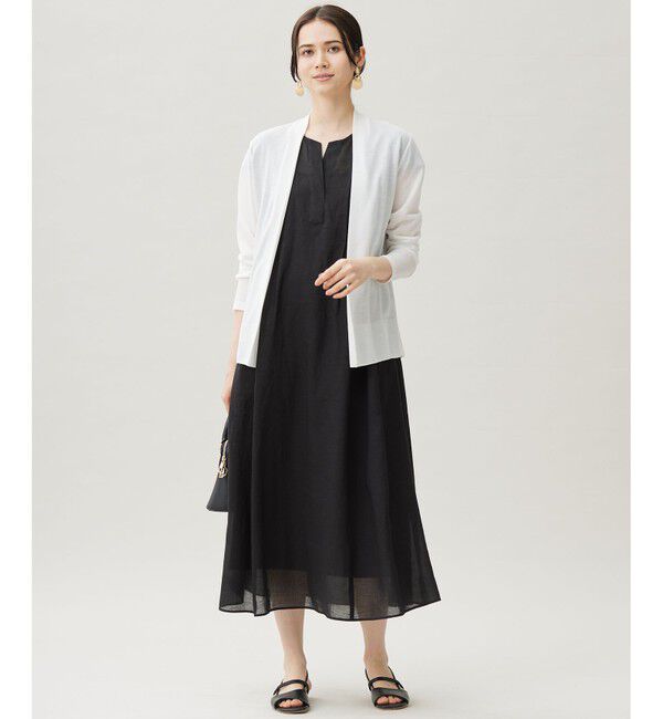 自由区「シアーラミーローンフレンチスリーブ ワンピース」|ワンピース|