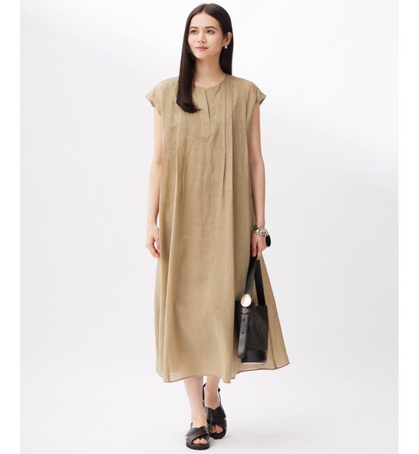 自由区「シアーラミーローンフレンチスリーブ ワンピース」|ワンピース|