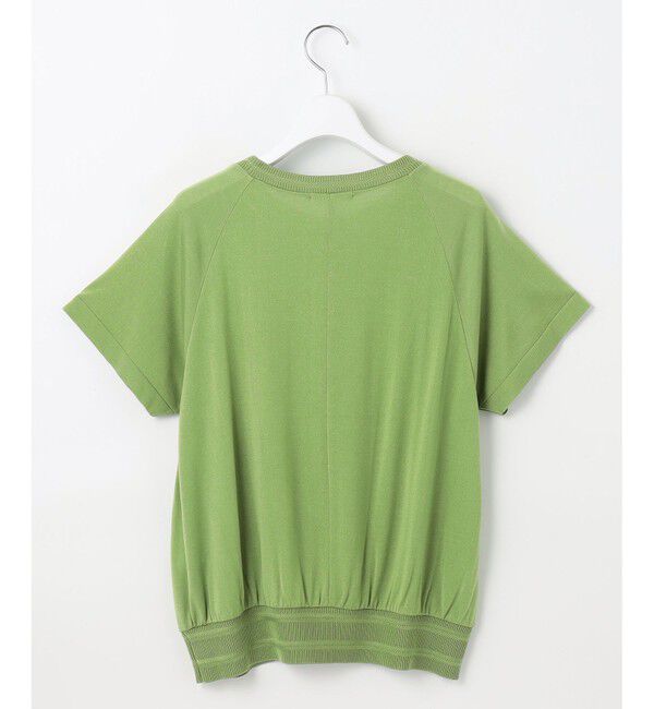 自由区「【接触冷感・UVケア・洗える】ドレーピーラグランスリーブ ニットソー」|Tシャツ・カットソー|