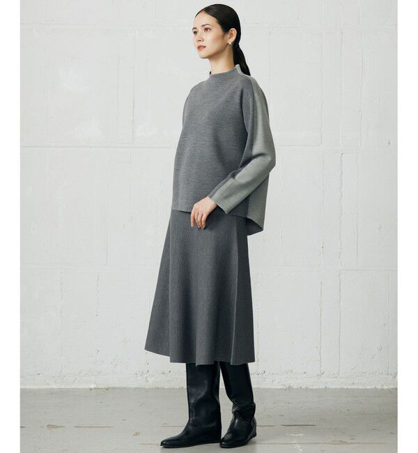 自由区「【セットアップ対応】ウールミラノボトルネック ニット」|ニット・セーター|