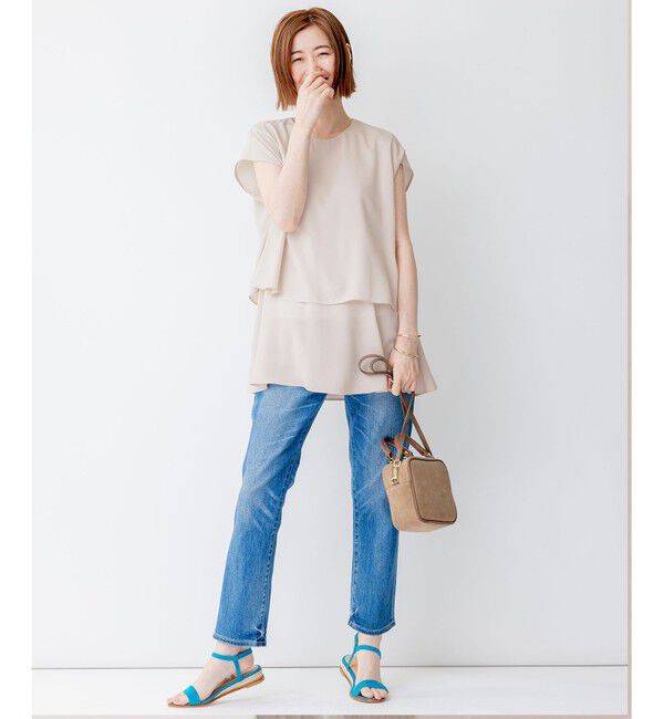 23区「【CLASSY.6月号掲載】23区DENIM ボーイフィット パンツ」|デニム|