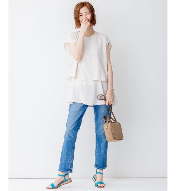 23区「【CLASSY.6月号掲載】23区DENIM ボーイフィット パンツ」|デニム|