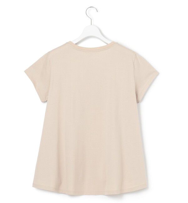 23区「【洗える】ALBINIジャージー Aライン Tシャツ」|Tシャツ・カットソー|