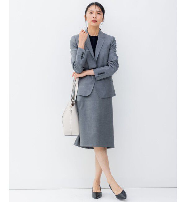 23区「ファインネスウール タイト スカート」|スカート|