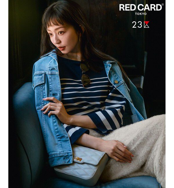 23区「【再入荷/RED CARD TOKYO&times;23区】オーバーサイズ デニム ジャケット」|デニムジャケット|ライトブルー
