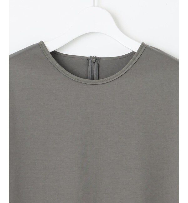 23区「【洗える】アイレットジャージー パフスリーブ カットソー」|Tシャツ・カットソー|