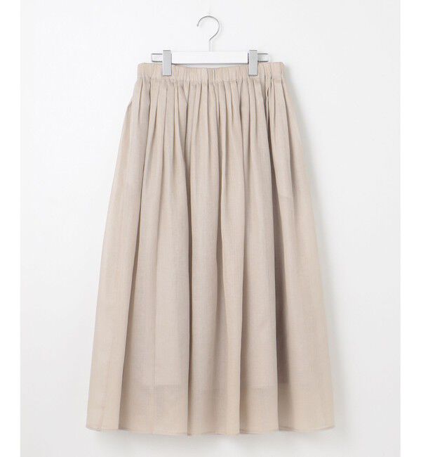 23区「【接触冷感/洗える】シアーフィルム フレアスカート」|スカート|