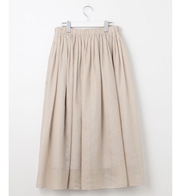 23区「【接触冷感/洗える】シアーフィルム フレアスカート」|スカート|