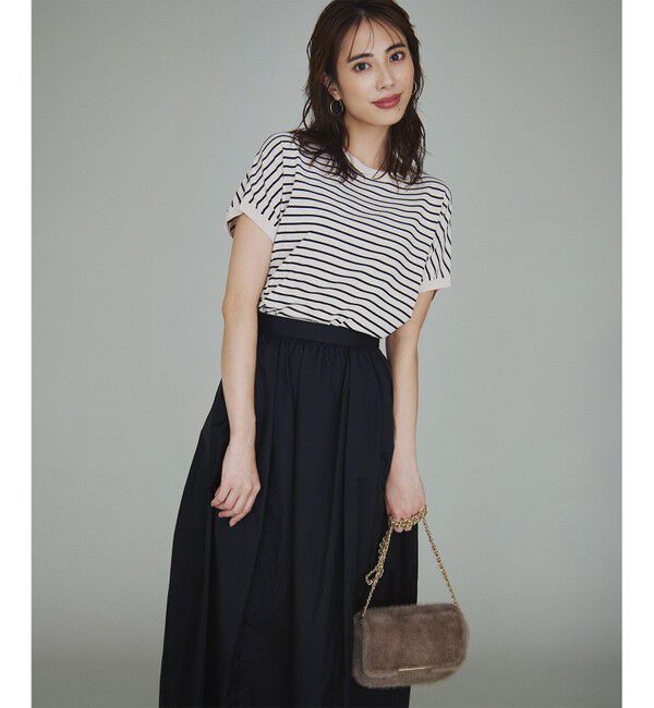 23区「【洗える】ナイロンコットンポプリン スカート」|スカート|