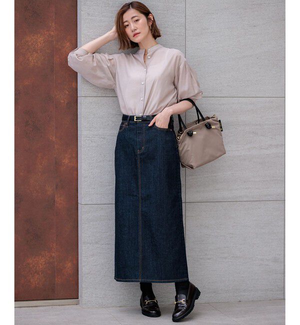 23区「【一部店舗限定】シアー リネン ミックス シャツ」|シャツ・ブラウス|