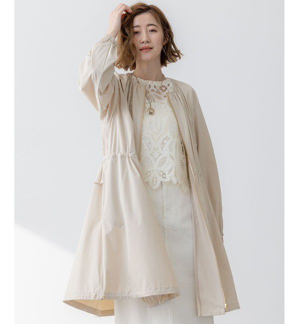 23区「【撥水加工】ナイロン2WAYストレッチ ロングアウター」|その他|ベージュ系