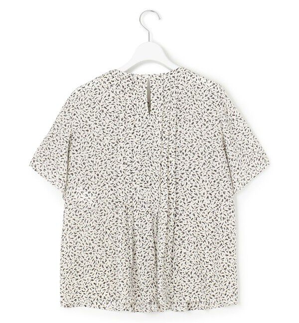 23区「【接触冷感/吸水速乾】ペインティングプリント ブラウス」|シャツ・ブラウス|