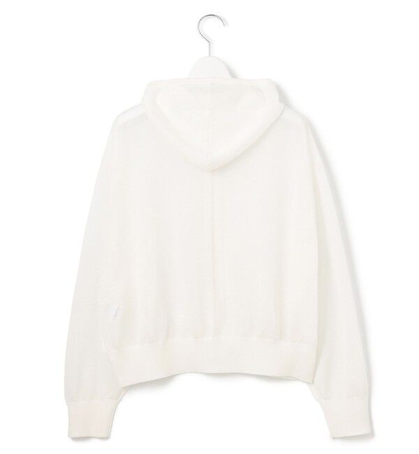 23区「【洗える】シャイニーシアー ニット パーカー」|パーカー|