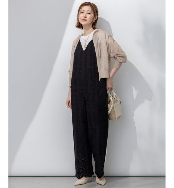 23区「【洗える】シャイニーシアー ニット パーカー」|パーカー|