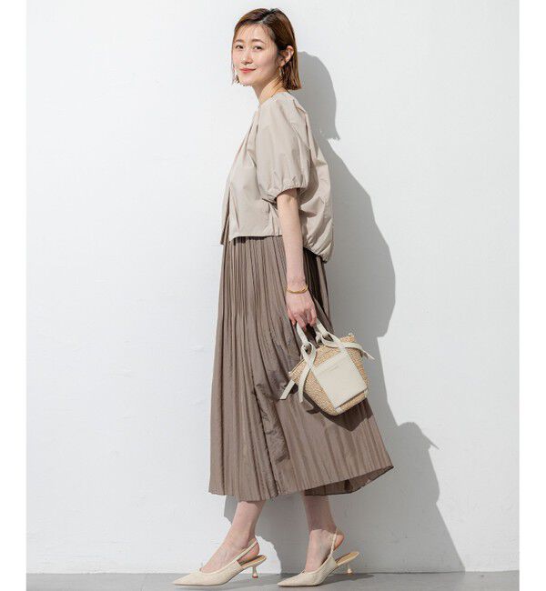 23区「【撥水性/接触冷感】ストレッチライトタイプライター コンパクトブルゾン」|ブルゾン・スタジャン|